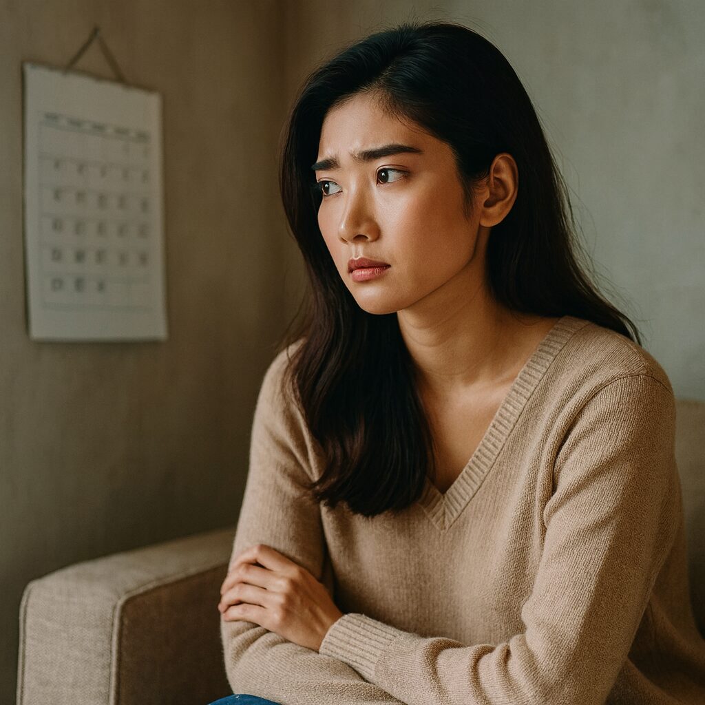 彼氏に距離置きたいと言われたので期間をどうするか悩む彼女